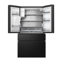 Hisense HRFD560BW 560L PureFlat French Door Fridge Black Steel