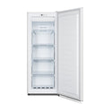 Hisense HRVF170 173L Upright Freezer, Front view with open door