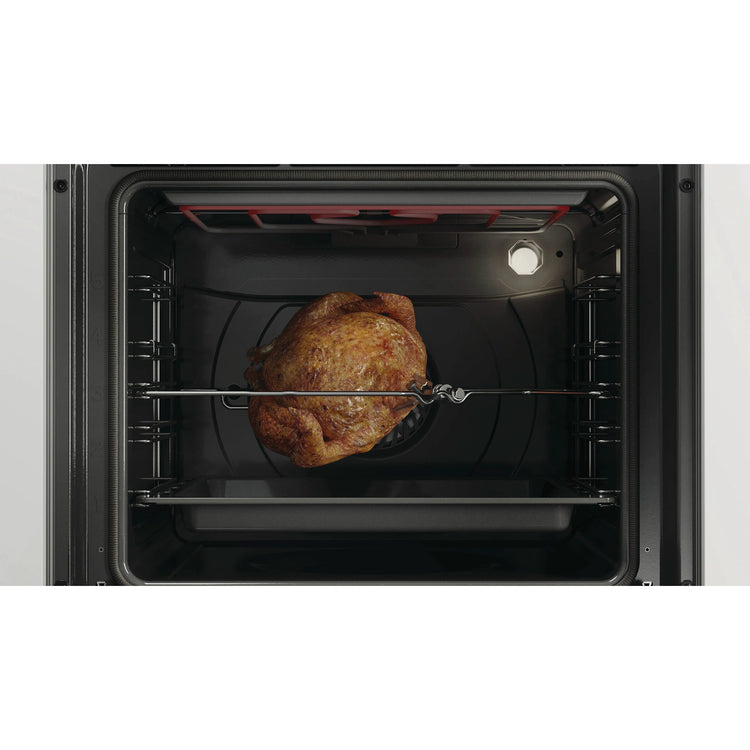 Haier Built-in Oven 60cm 14 Function Self-cleaning with Air Fry HWO60S14EPX4, Cooking Inside View