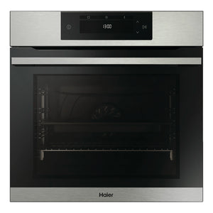 Haier Built-in Oven 60cm 14 Function Self-cleaning with Air Fry HWO60S14EPX4, Front View