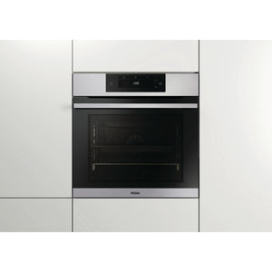 Haier Built-in Oven 60cm 14 Function Self-cleaning with Air Fry HWO60S14EPX4, Front View