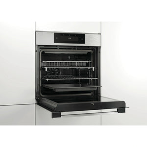 Haier Built-in Oven 60cm 14 Function Self-cleaning with Air Fry HWO60S14EPX4, Left Side View