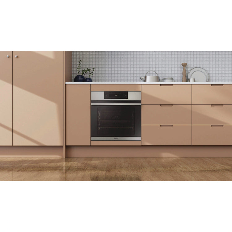 Haier Built-in Oven 60cm 14 Function Self-cleaning with Air Fry HWO60S14EPX4, Lifestyle View