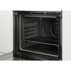 Haier Built-in Oven 60cm 14 Function Self-cleaning with Air Fry HWO60S14EPX4, Right Side Detail View Door Open