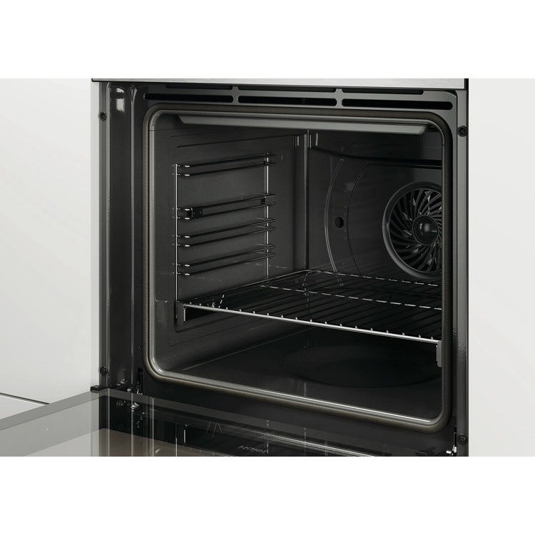 Haier Built-in Oven 60cm 14 Function Self-cleaning with Air Fry HWO60S14EPX4, Right Side Detail View Door Open