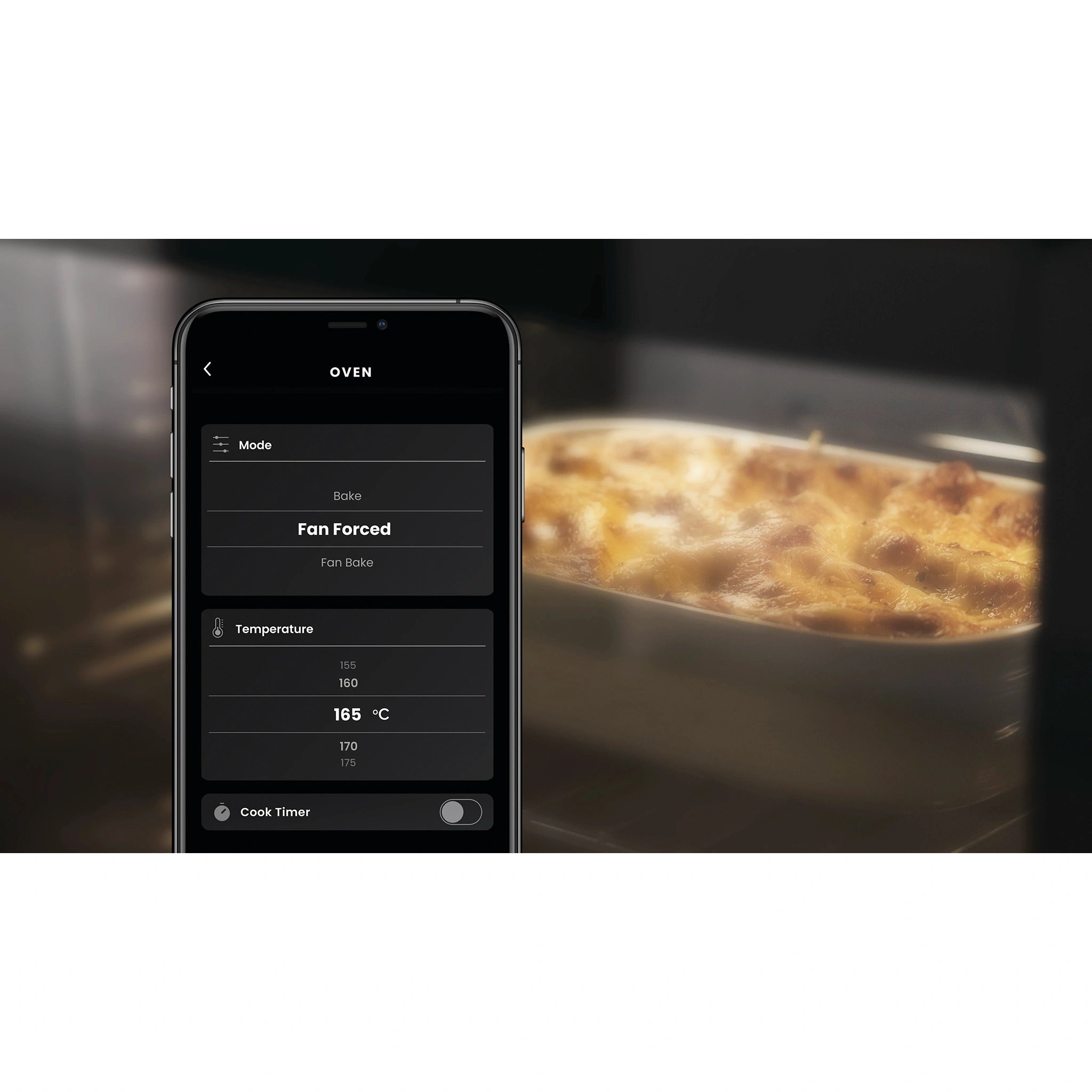 Haier Oven 60cm 14 Function Self-cleaning with Air Fry HWO60S14TPB2, App Control View