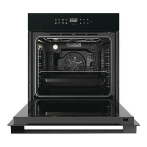 Haier Oven 60cm 14 Function Self-cleaning with Air Fry HWO60S14TPB2, Front View Door Open