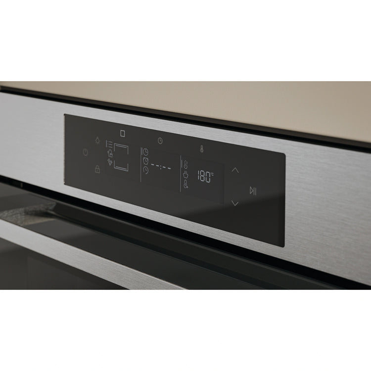 Haier 60cm 600 Series 14 Function Built-in Pyrolytic Oven with Steam Assist Stainless Steel HWO60S14TPX5, Control Panel View
