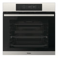 Haier 60cm 600 Series 14 Function Built-in Pyrolytic Oven with Steam Assist Stainless Steel HWO60S14TPX5, Front View