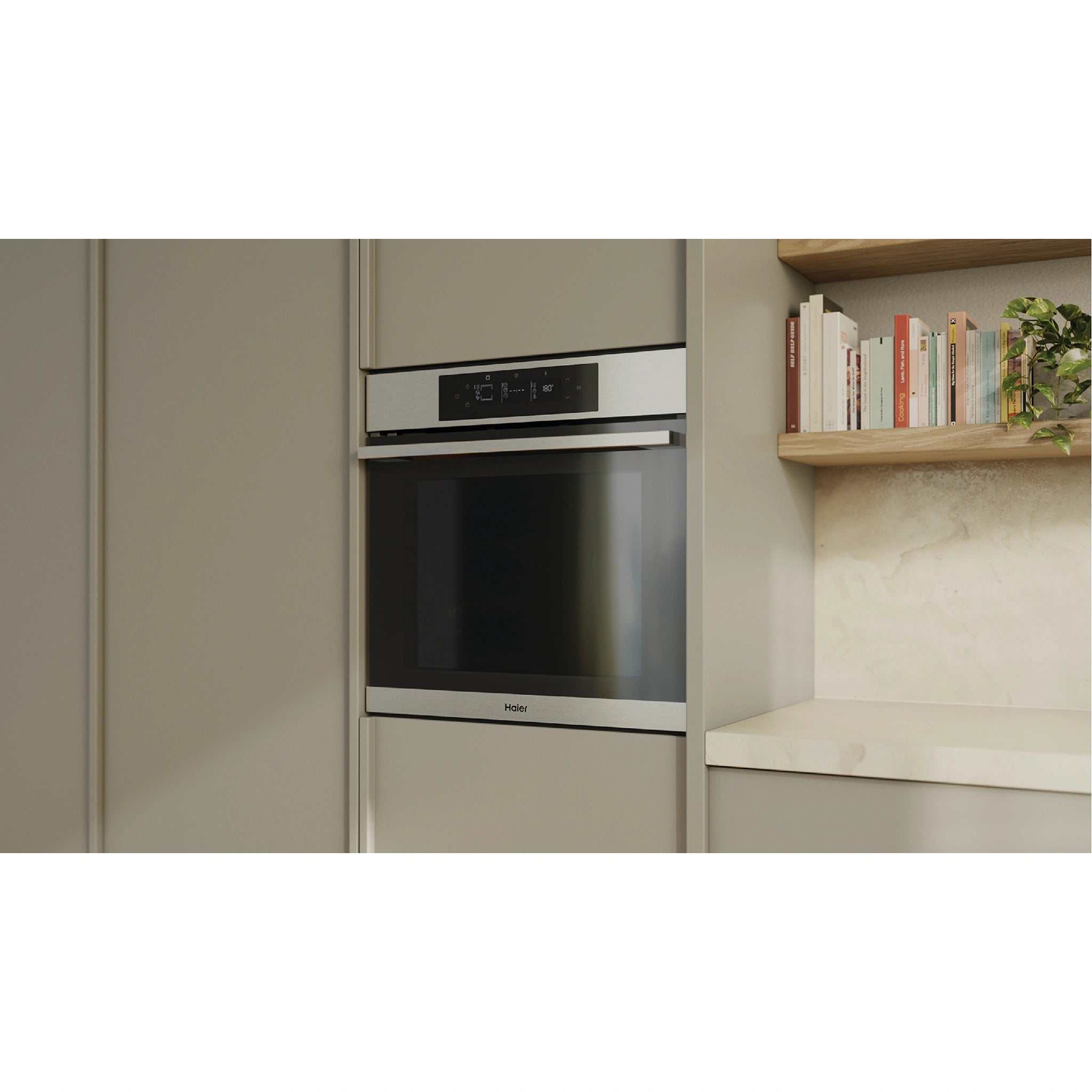 Haier 60cm 600 Series 14 Function Built-in Pyrolytic Oven with Steam Assist Stainless Steel HWO60S14TPX5, Lifestyle View