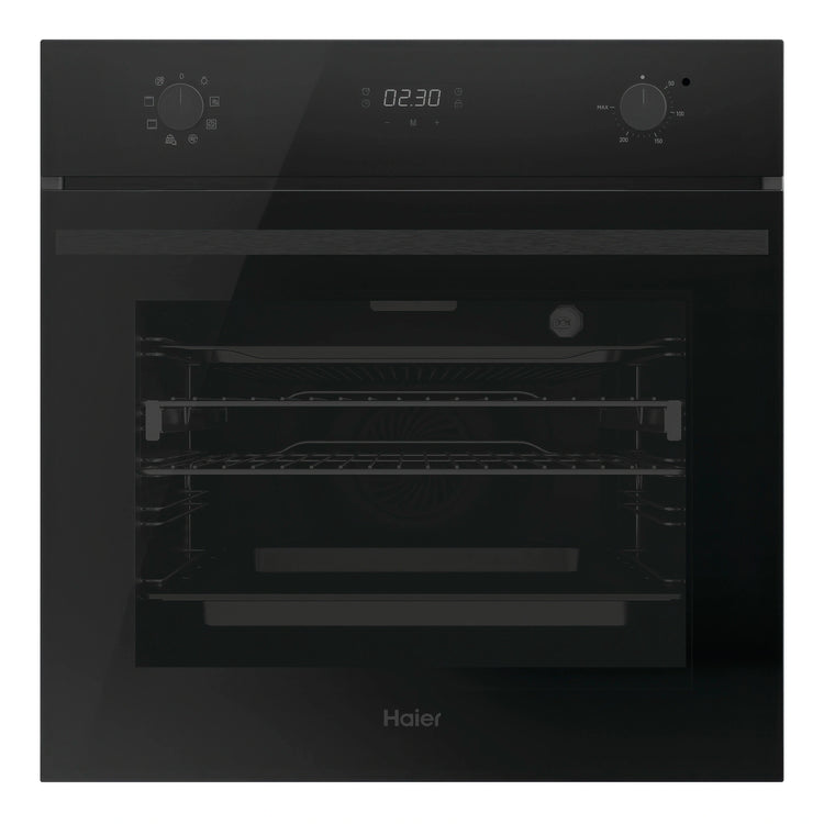 Haier 60cm 500 Series 7 Function Built-in Oven with Air Fry HWO60S7EB5, Front View