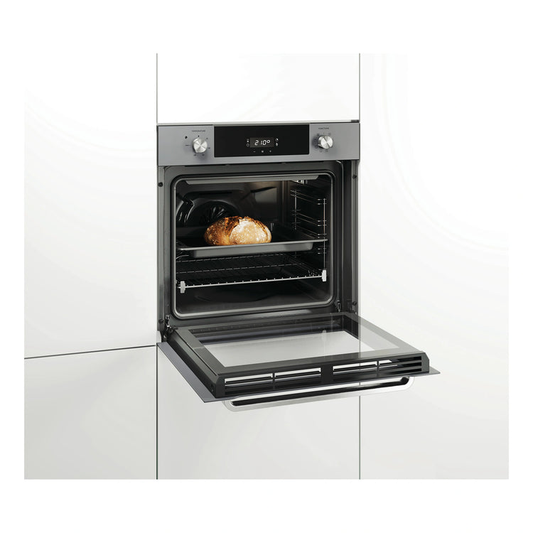  Haier 60cm 7 Function Oven with Air Fry HWO60S7EG4, Side View Cooking
