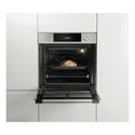 Haier 60cm Stainless Steel 7 Function Oven with Air Fry Grey HWO60S7EX4, Front View Cooking