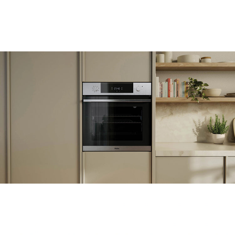 Haier 60cm 500 Series 7 Function Built-in Oven with Air Fry Stainless Steel HWO60S7EX5, Lifestyle View