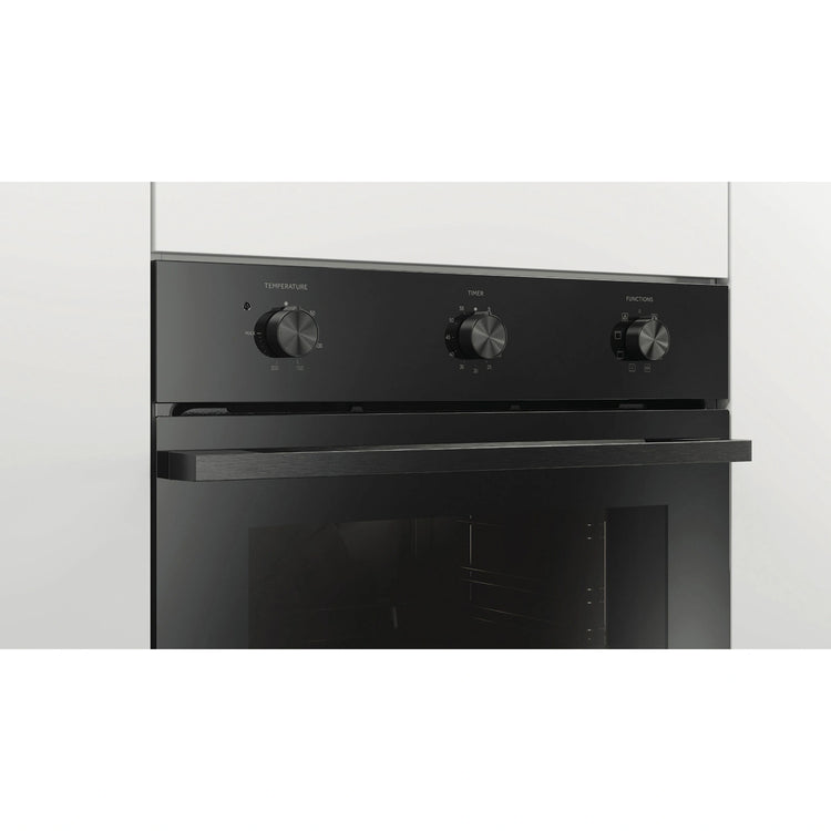 Haier 60cm Black Multi Function Oven HWO60S7MB4, Control Panel View