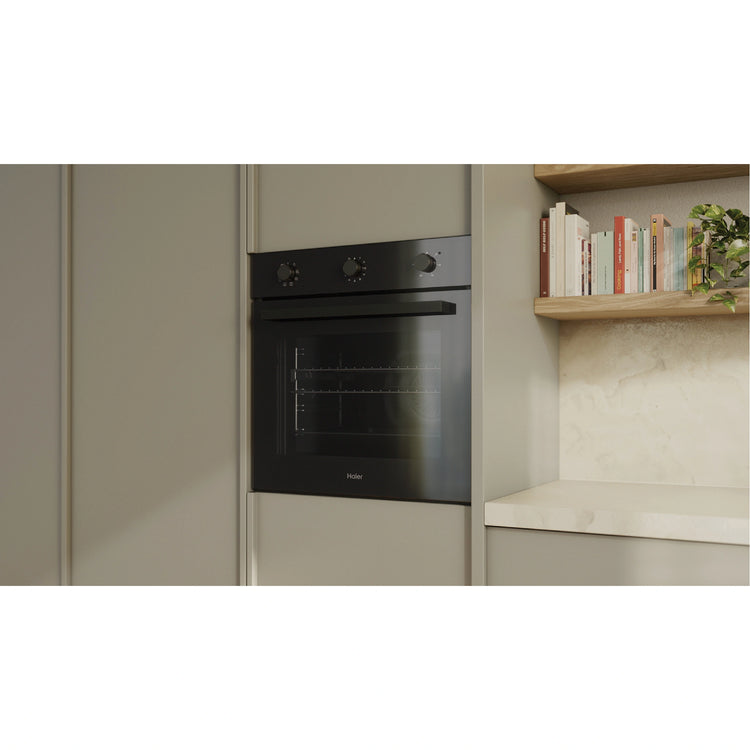 Haier 60cm 300 Series 7 Function Built-in Convection Oven HWO60S7MB5, Side View