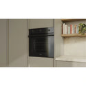 Haier 60cm 300 Series 7 Function Built-in Oven with Air Fry HWO60S7MB6, Side View