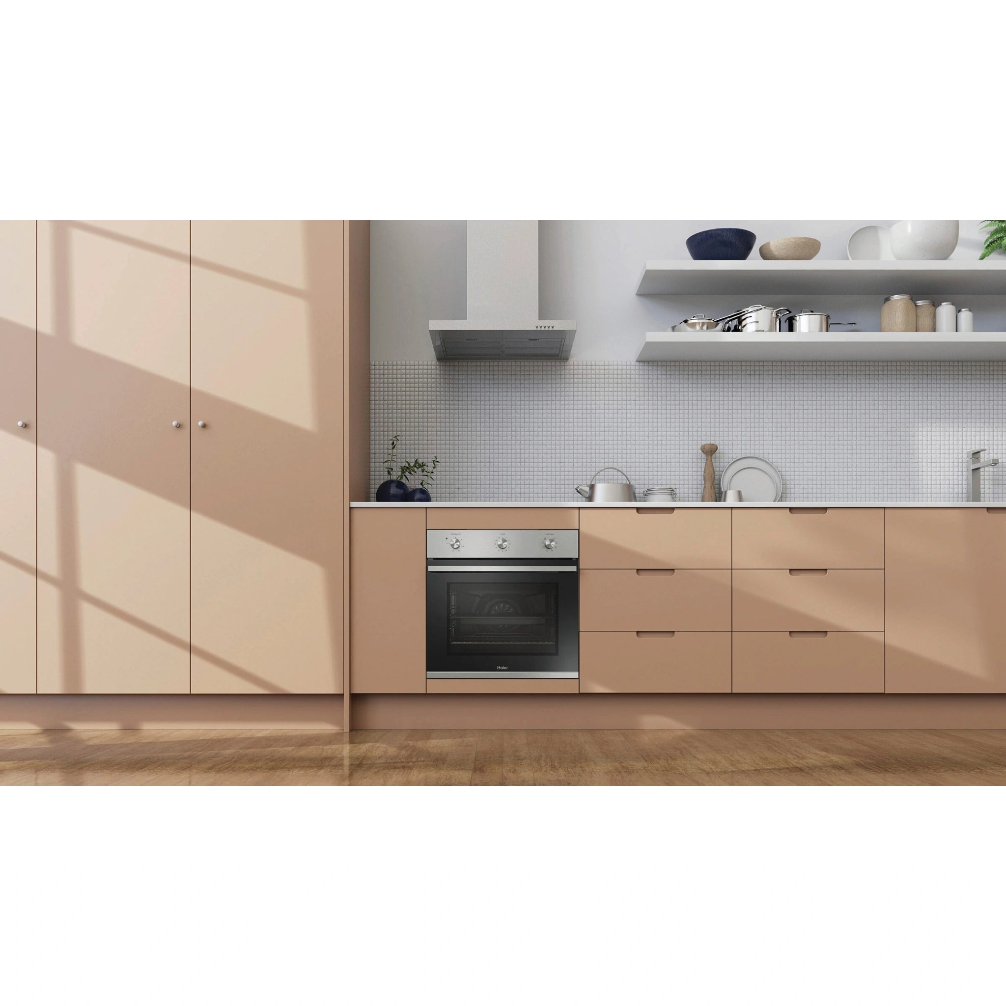 Haier HWO60S7MX4 60cm 7 Function Stainless Steel Multi Function Oven