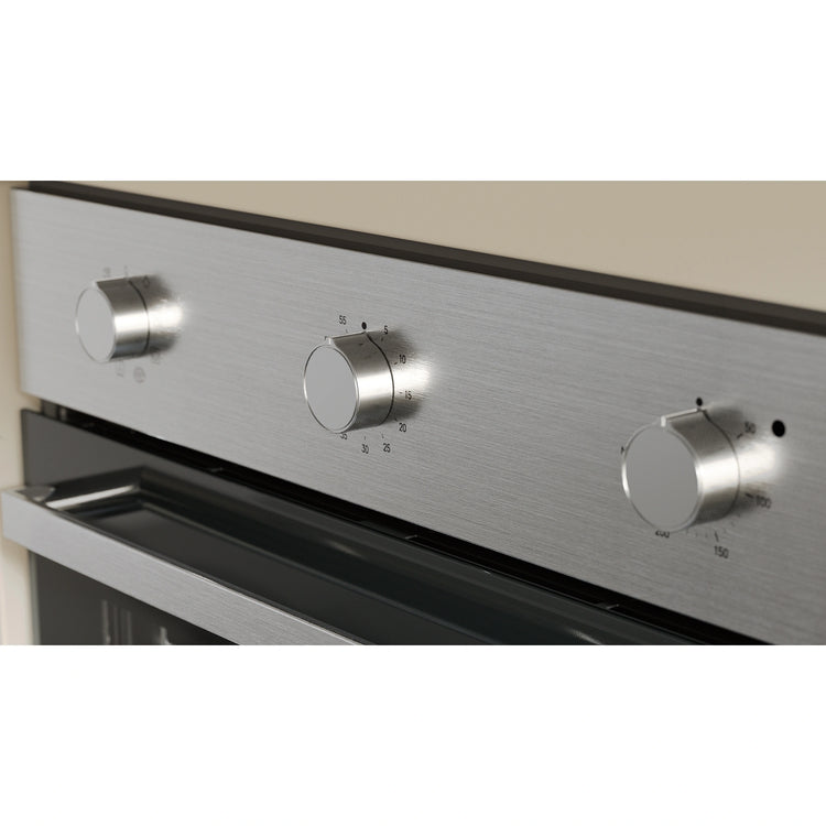 Haier 60cm 300 Series 7 Function Built-in Oven with Air Fry Stainless Steel HWO60S7MX6, Control Panel View