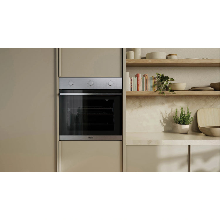 Haier 60cm 300 Series 7 Function Built-in Oven with Air Fry Stainless Steel HWO60S7MX6, Lifestyle View