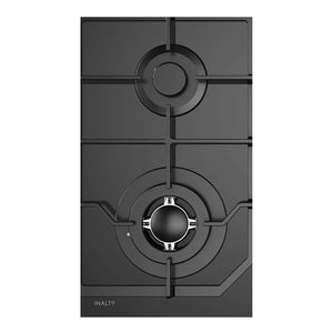 InAlto 60cm Gas on Glass Cooktop ICGG604W, Cooktop View