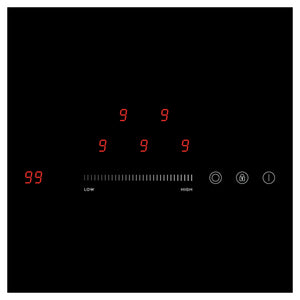 InAlto 90cm Ceramic Cooktop ICC905T2, Control Panel View
