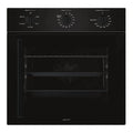 Inalto 60cm Black Side Opening 5 Function Electric Oven IOSO605MR, Front View