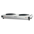 Kambrook Double Portable Ceramic Cooktop KHP120BSS, Front View