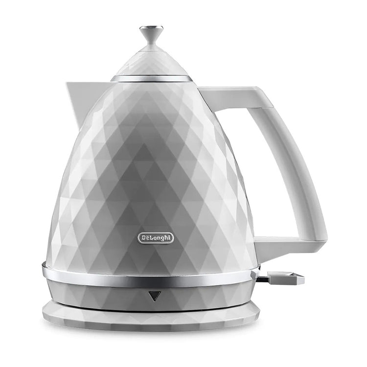 DeLonghi KBJX2001W Brillante Exclusive 1.7L White Electic Kettle
