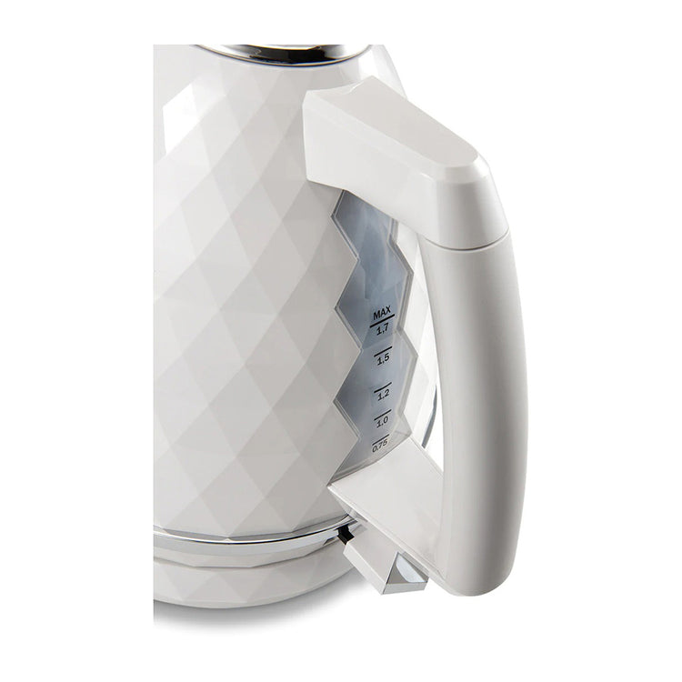 DeLonghi KBJX2001W Brillante Exclusive 1.7L White Electic Kettle