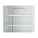Kelvinator KBM4502AA 453L Bottom Mount Fridge Artic Silver, Glass shelf view