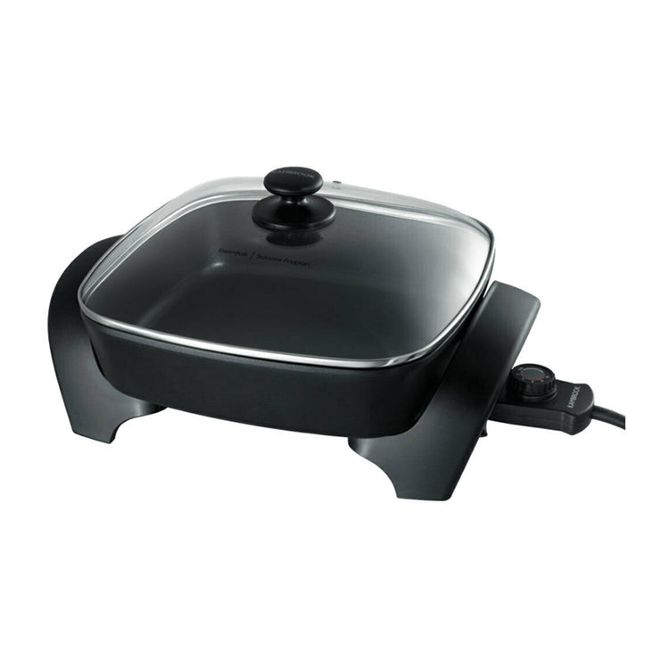 Kambrook KEF125BLK Essentials Black 12 Inch Square Frypan
