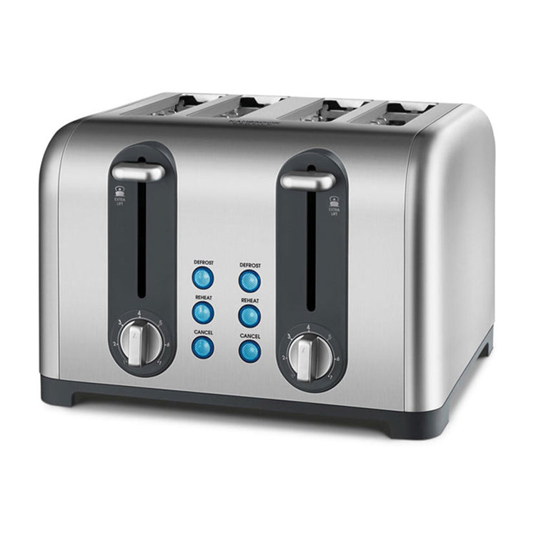 Kambrook KT460 Brushed Stainless Steel 4-Slice Toaster