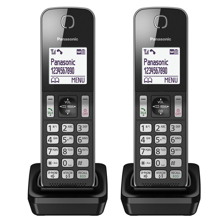 Panasonic KX-TGD323ALB Triple Cordless Phone System with Answering Machine