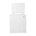 Lemair 145L Chest Freezer LCF145, Front view with top open