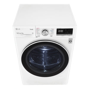 LG 8kg Series 5 Heat Pump Dryer DVH508W, Top View