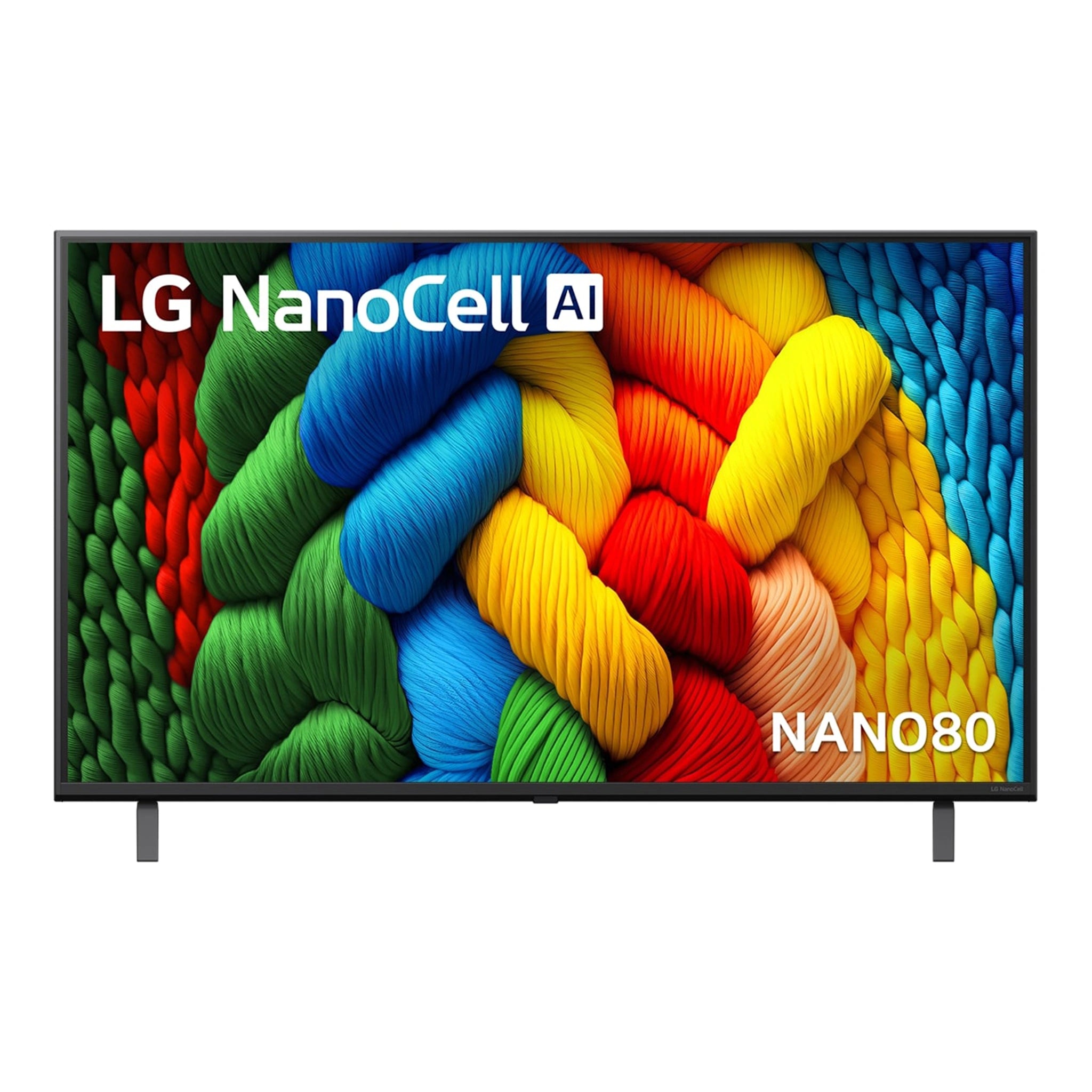 LG 43 Inch Nano Cell AI NANO80 4k Smart TV 2025 43NANO80ASA, Front View
