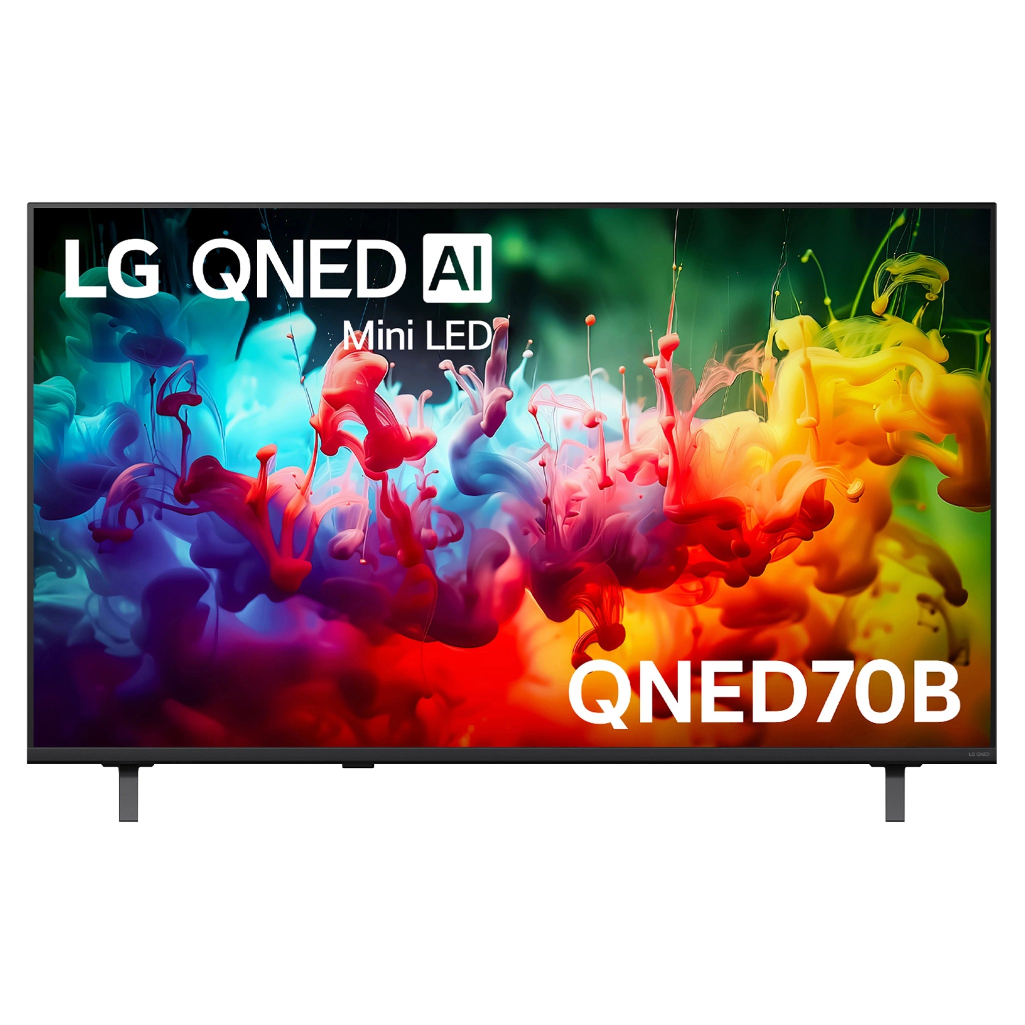 LG 43 Inch QNED70 Mini LED 4K AI Smart TV 43QNED70BSA, Front View