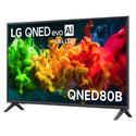 LG 43 Inch evo AI Mini LED 4K Smart TV 2026 43QNED80BSA, Left Side View