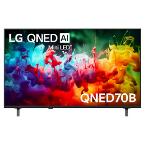 LG 50 Inch QNED70 Mini LED 4K AI Smart TV 50QNED70BSA, Front View