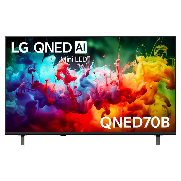 LG 50 Inch QNED70 Mini LED 4K AI Smart TV 50QNED70BSA, Front View