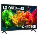 LG 50 Inch evo AI Mini LED 4K Smart TV 2026 50QNED80BSA, Right Side View