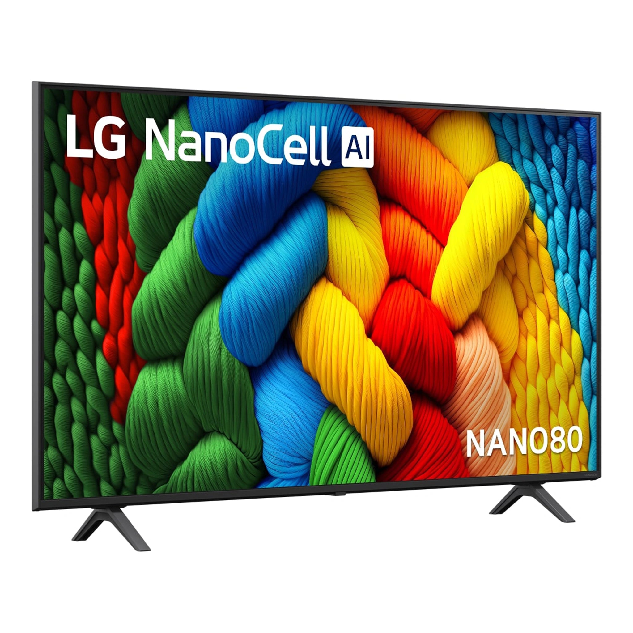 LG 55 Inch Nano Cell AI NANO80 4k Smart TV 2025 55NANO80ASA, Left Side View