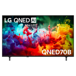 LG 55 Inch QNED70 Mini LED 4K AI Smart TV 55QNED70BSA, Front View