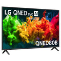 LG 55 Inch evo AI Mini LED 4K Smart TV 2026 55QNED80BSA, Right Side View