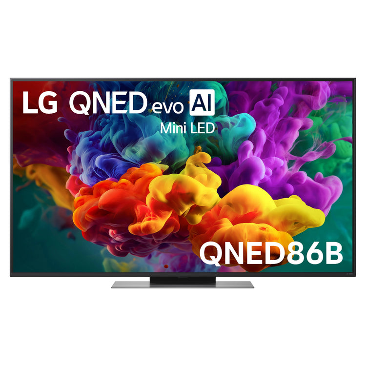 LG 55 Inch evo AI Mini LED 4K Smart TV 2026 55QNED86BSA, Front View