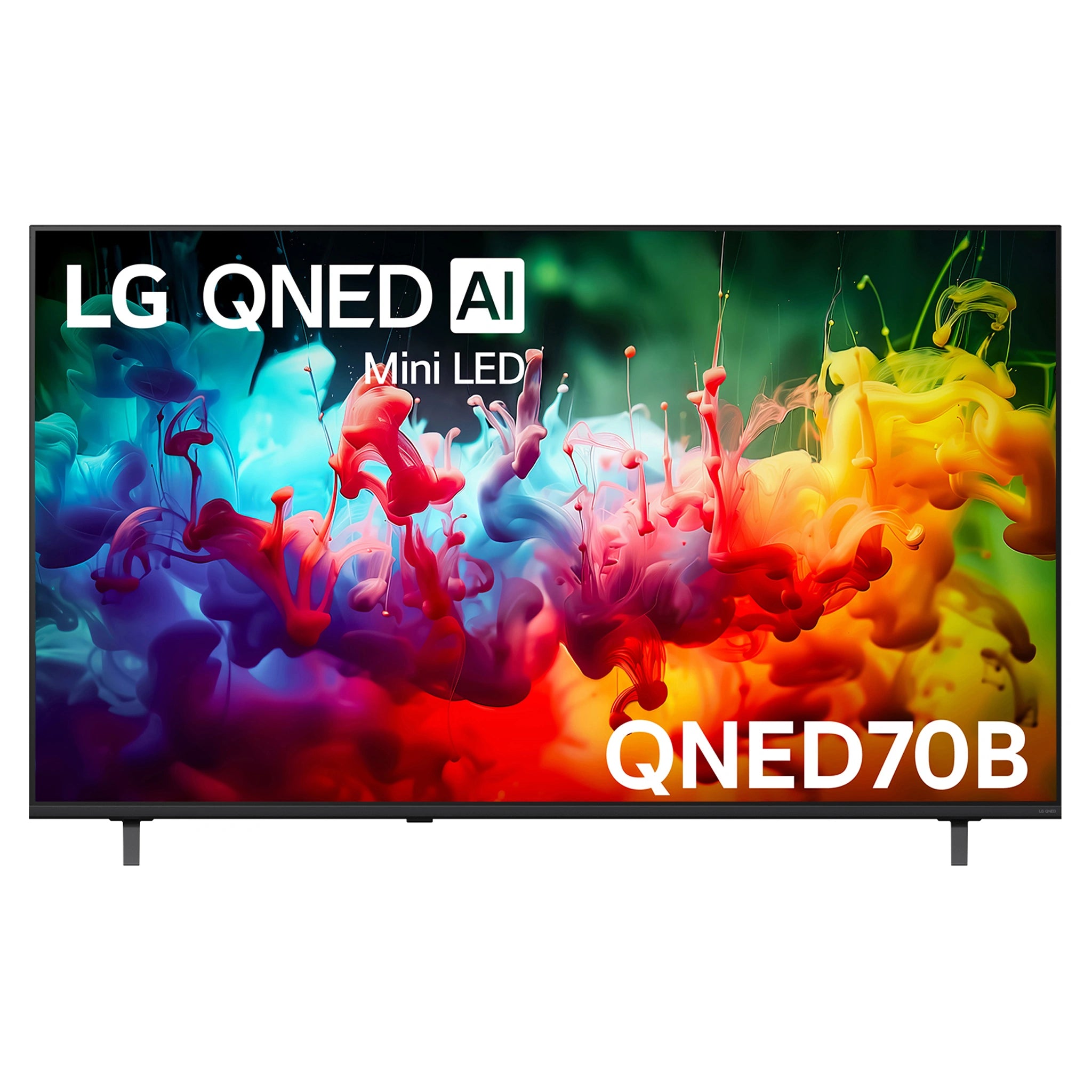 LG 65 Inch QNED70 Mini LED 4K AI Smart TV 65QNED70BSA, Front View