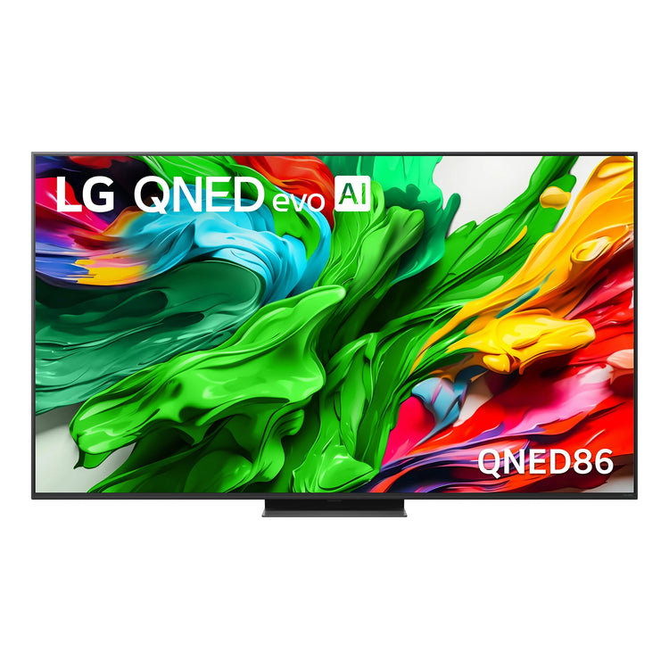 LG 65 Inch QNED evo AI QNED86 MiniLED 4k Smart TV 65QNED86ASA, Front View