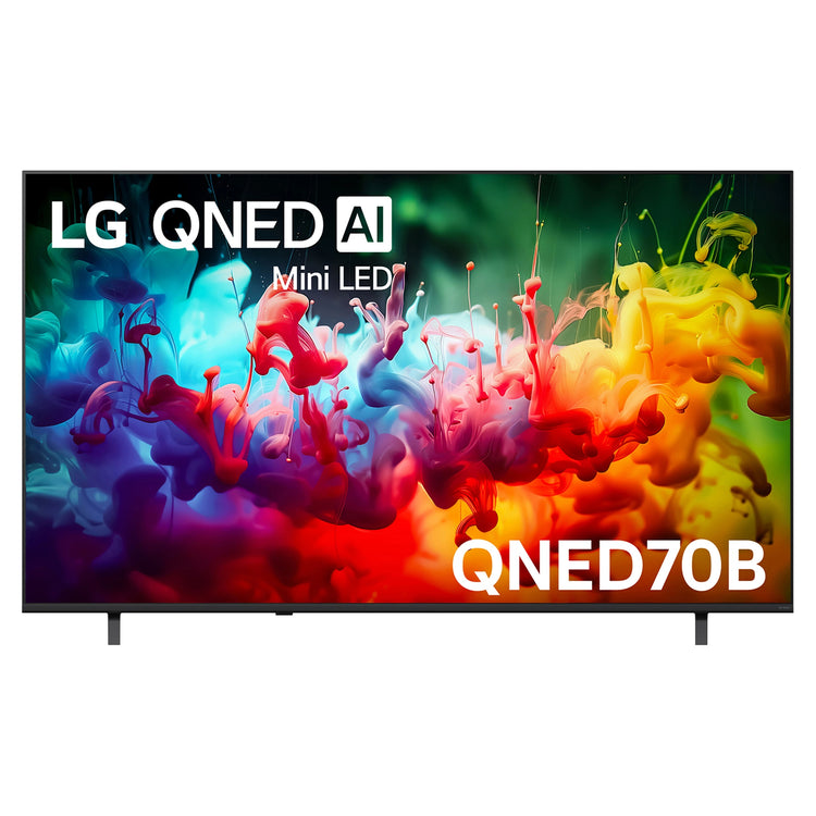 LG 75 Inch QNED70 Mini LED 4K AI Smart TV 75QNED70BSA, Front View