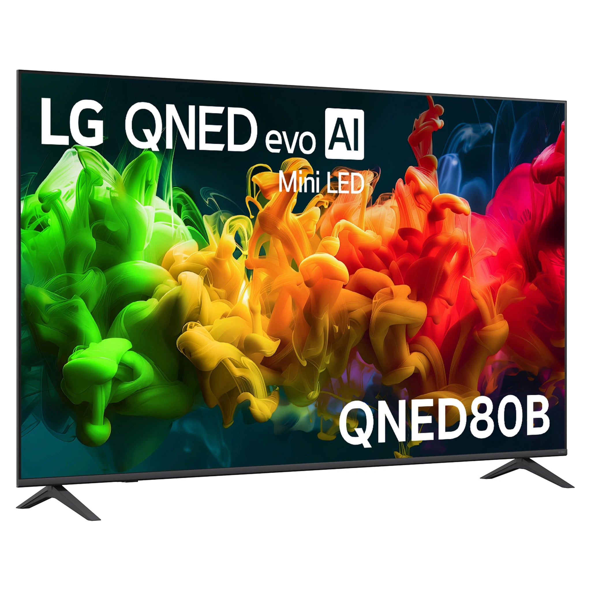 LG 75 Inch evo AI Mini LED 4K Smart TV 2026 75QNED80BSA, Right Side View